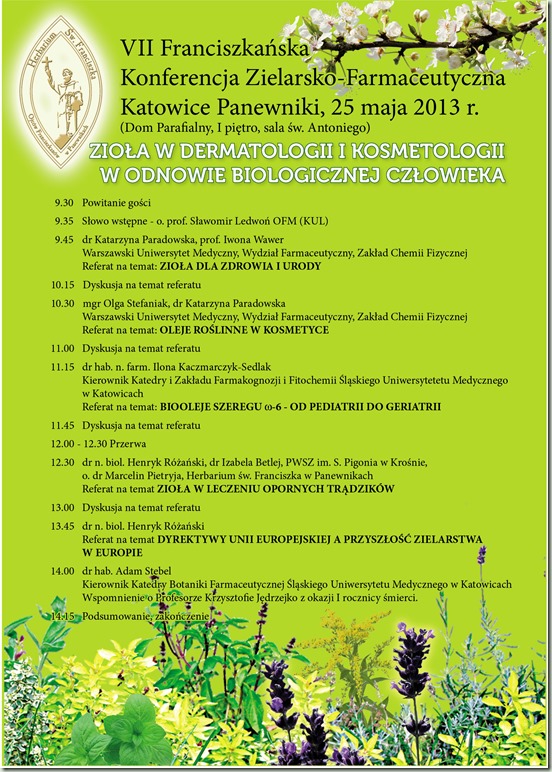 Konferencja_franciszkańska_Panewniki_plakat2013